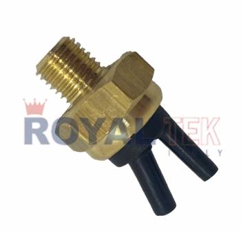 BULBO TERMOVALVULA ROYALTEK - TEMPERATURA DE TRABAJO 50 GRADOS / AISLANTE NEGRO / FIAT DUNA --- OEM 7541872